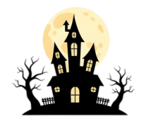 a haunted house
